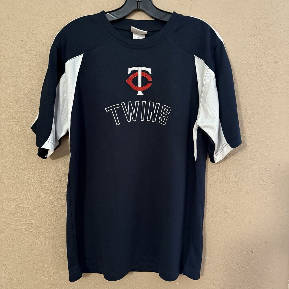 Minnesota Twins T Shirt Youth XXL (18) MLB NWT Blue Genuine Merchandise